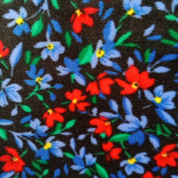 NWT Loft Velvet Floral V Neck Dolman Short Sleeves Velour Blouse Top size Small - Picture 11 of 11